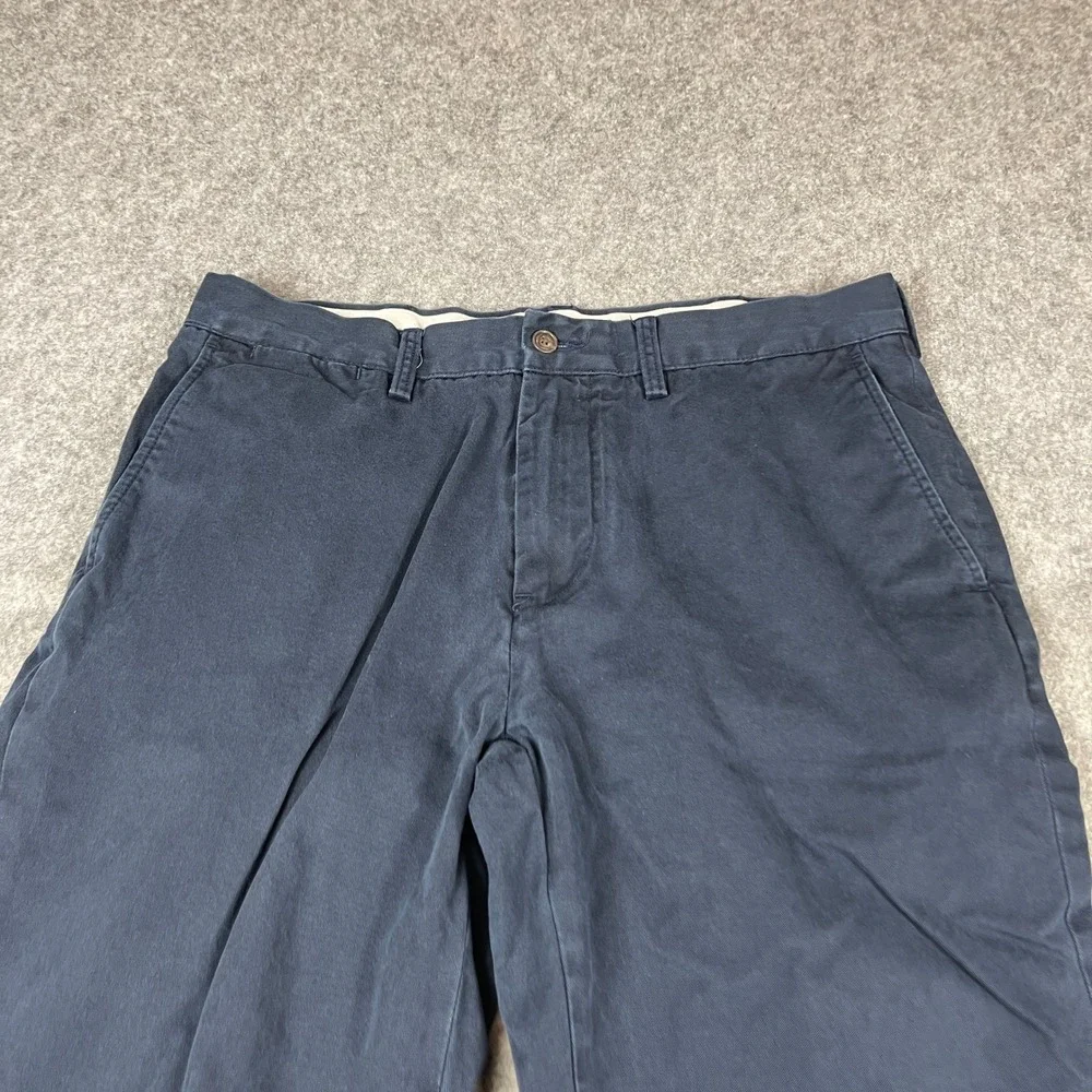 Polo Ralph Lauren Mens Classic Fit Chino Pants Navy Blue Cotton Twill 34x31